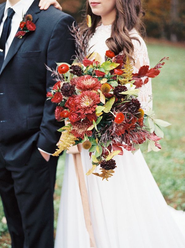  A Foggy Fall Inspired Shoot in North Carolina