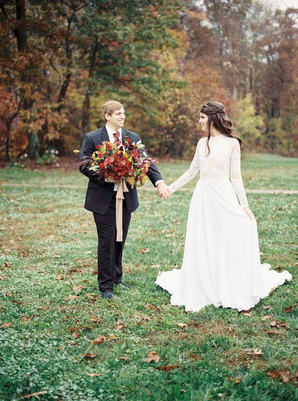  A Foggy Fall Inspired Shoot in North Carolina