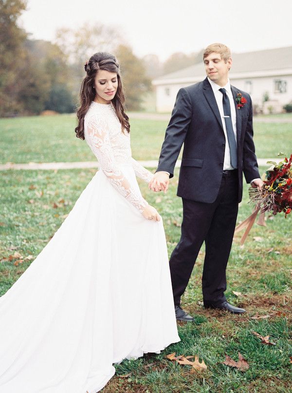  A Foggy Fall Inspired Shoot in North Carolina