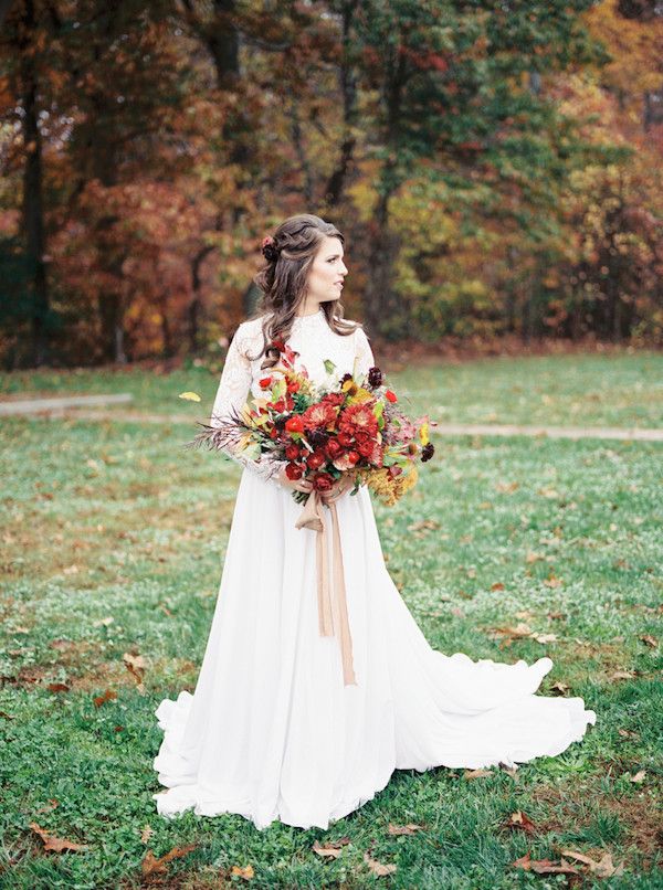  A Foggy Fall Inspired Shoot in North Carolina