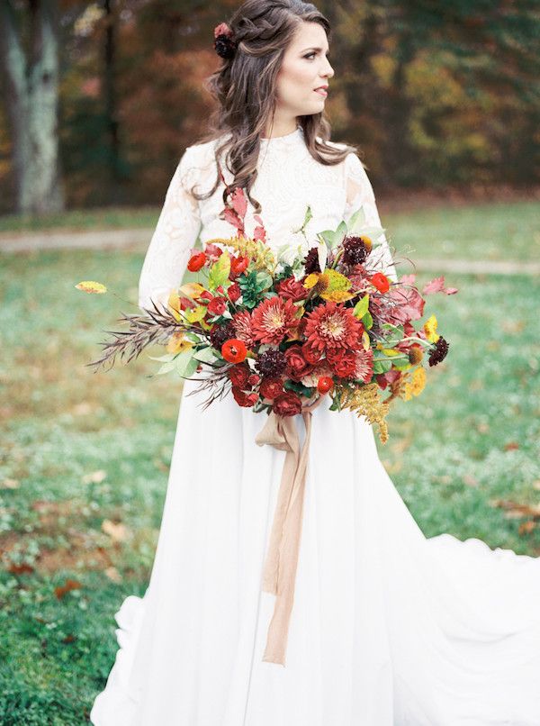  A Foggy Fall Inspired Shoot in North Carolina