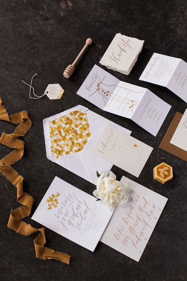  Honey Themed Farm-to-Table Kansas City Wedding Inspo