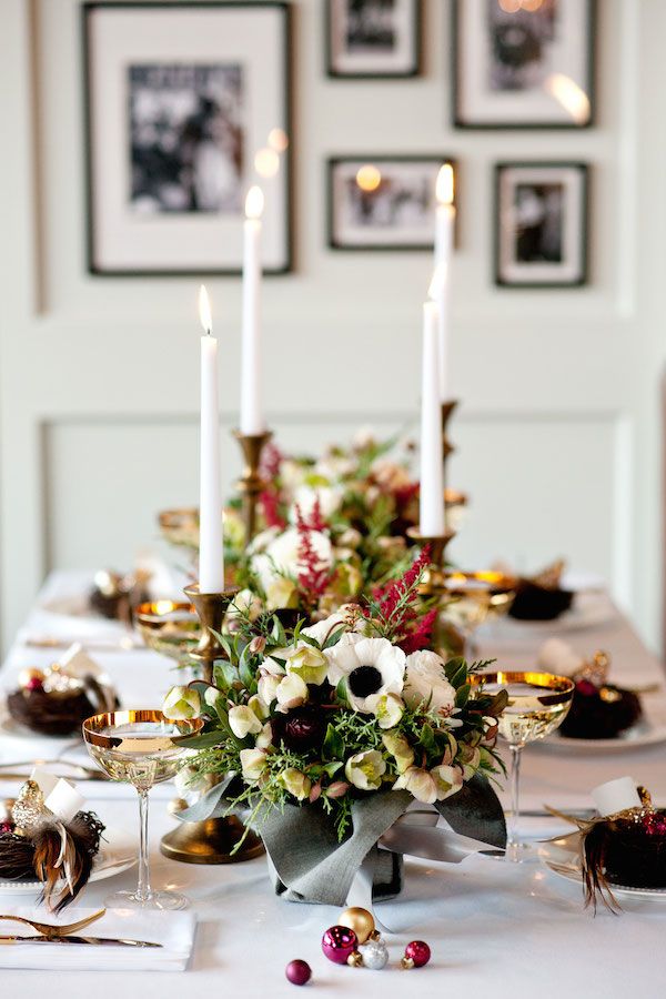 Festive Holiday Party Inspo with a Must-See Tabletop + Centerpiece Recipe