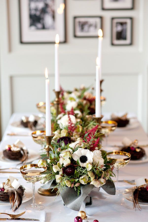 Festive Holiday Party Inspo with a Must-See Tabletop + Centerpiece Recipe