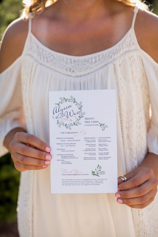  A Whimsical Outdoor Boho Chic Wedding