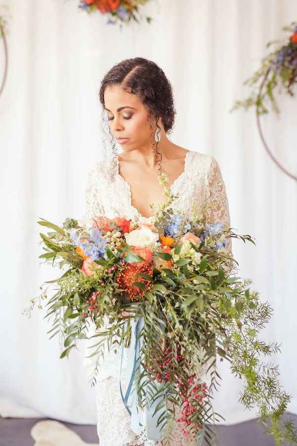  Bohemian Wedding Inspo with Macrame, Lace, and Color Galore!