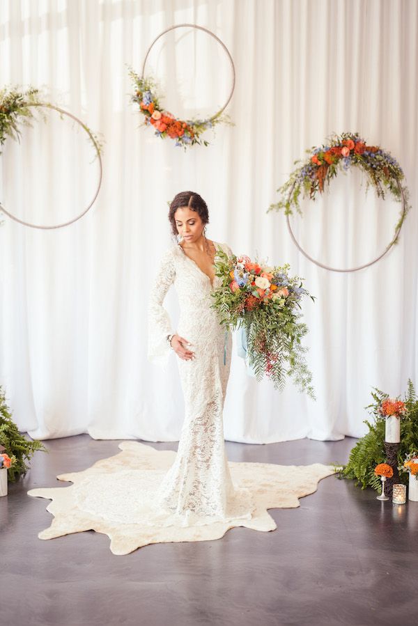  Bohemian Wedding Inspo with Macrame, Lace, and Color Galore!