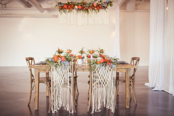  Bohemian Wedding Inspo with Macrame, Lace, and Color Galore!