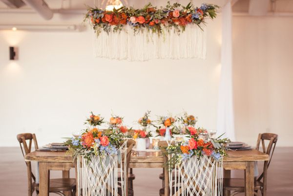  Bohemian Wedding Inspo with Macrame, Lace, and Color Galore!