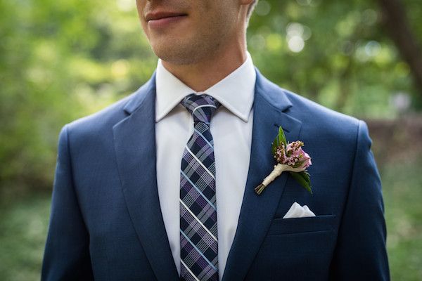  A Wedding in the Woods Featuring Blush, Lavender, and Navy Blue