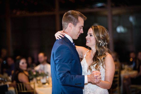  A Wedding in the Woods Featuring Blush, Lavender, and Navy Blue