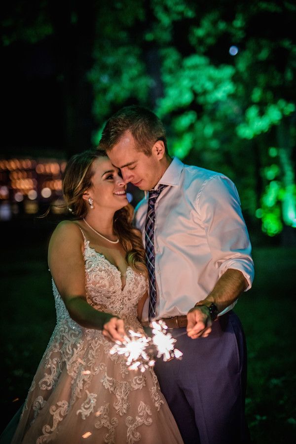  A Wedding in the Woods Featuring Blush, Lavender, and Navy Blue