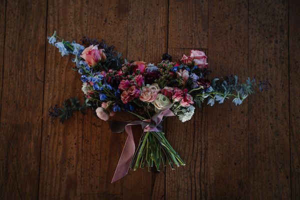  Industrial Style Wedding with Colorful Blooms Galore