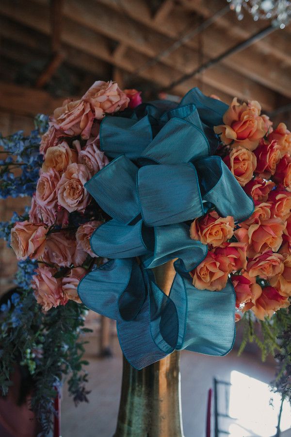  Industrial Style Wedding with Colorful Blooms Galore