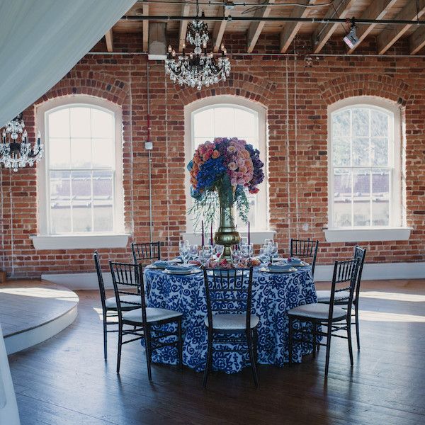  Industrial Style Wedding with Colorful Blooms Galore