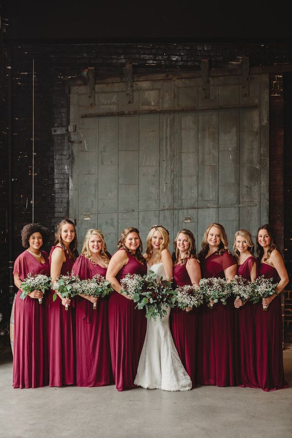  Say Hello to this Cranberry Urban Winter Wedding 