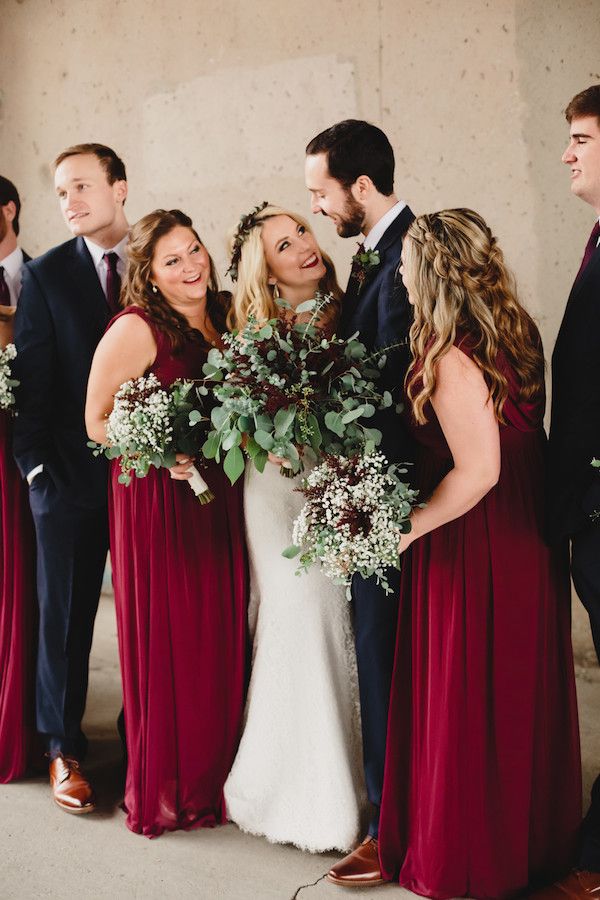  Say Hello to this Cranberry Urban Winter Wedding 