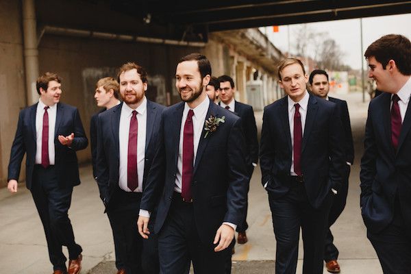  Say Hello to this Cranberry Urban Winter Wedding 