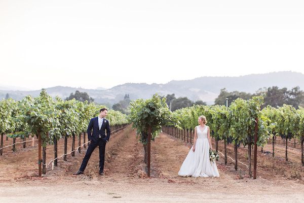  Intimate Late Summer Sonoma Wedding at Chateau St. Jean