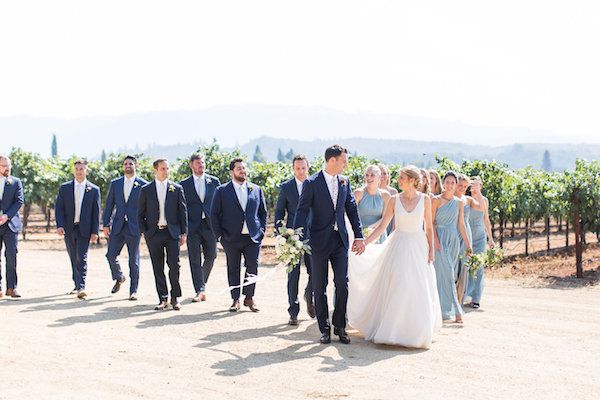  Intimate Late Summer Sonoma Wedding at Chateau St. Jean