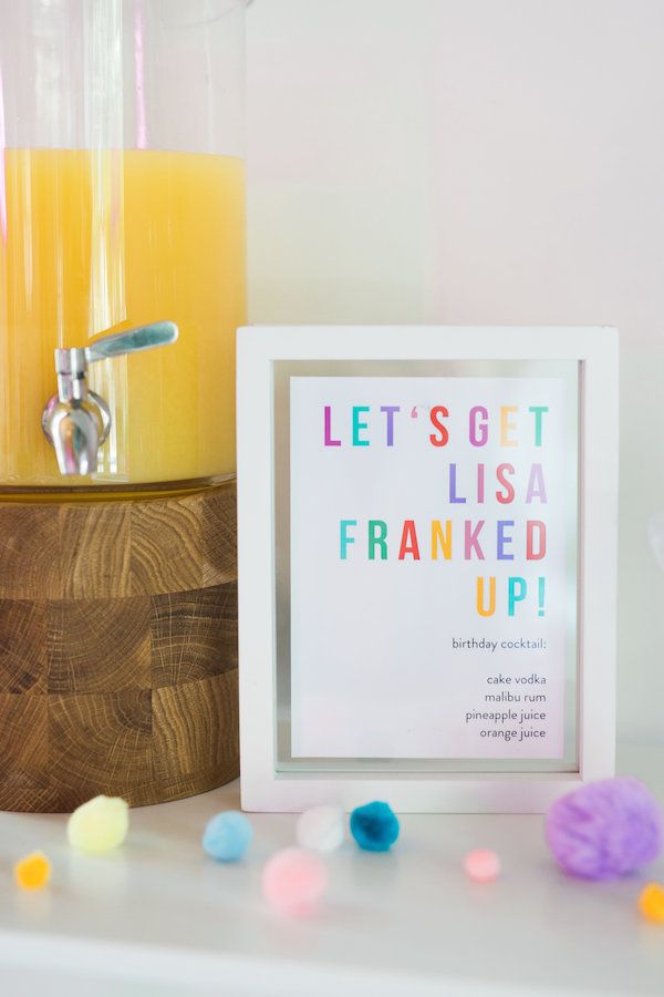  Lisa Frank-Inspired Rainbow Birthday Bash