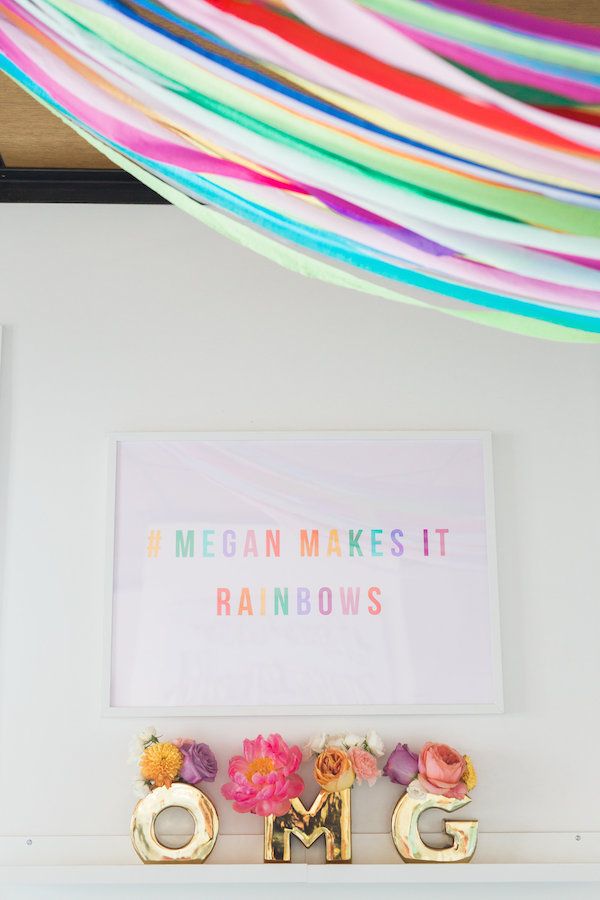  Lisa Frank-Inspired Rainbow Birthday Bash