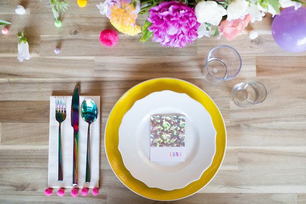  Lisa Frank-Inspired Rainbow Birthday Bash