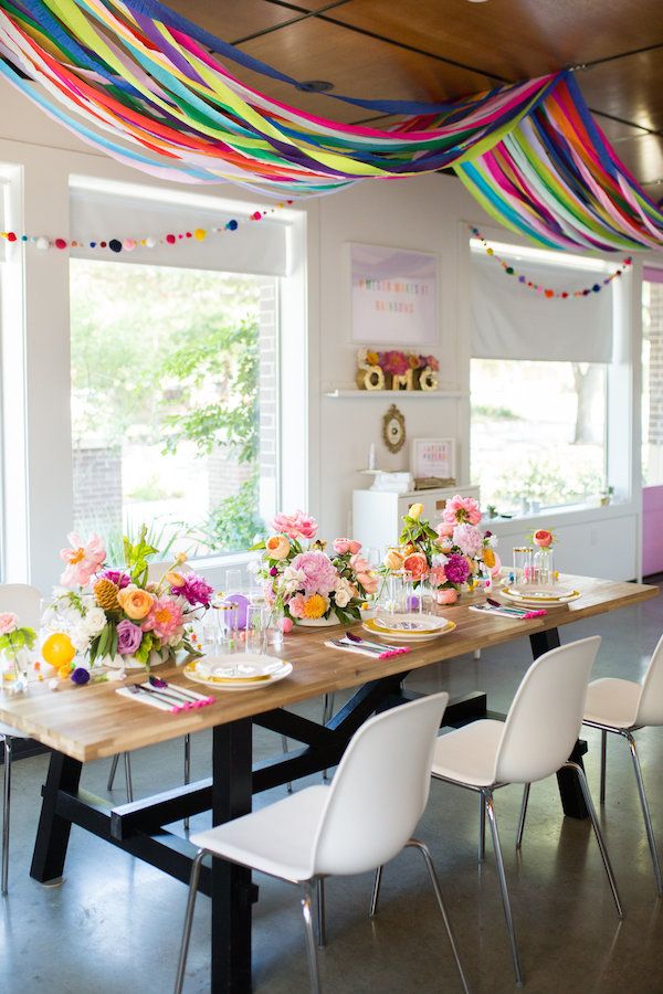  Lisa Frank-Inspired Rainbow Birthday Bash