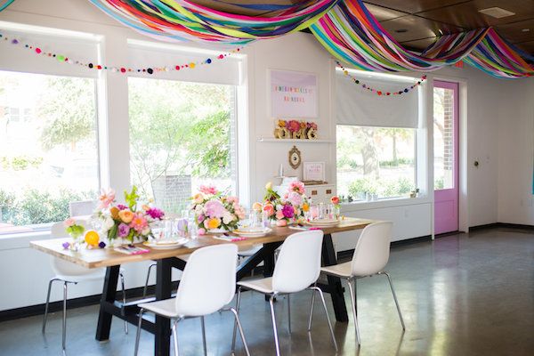  Lisa Frank-Inspired Rainbow Birthday Bash