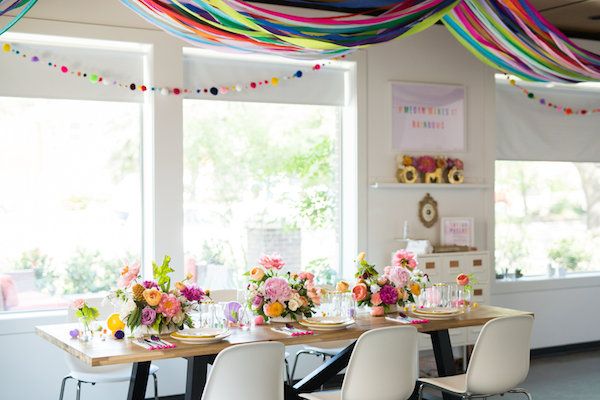  Lisa Frank-Inspired Rainbow Birthday Bash