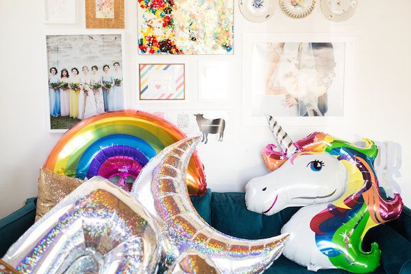  Lisa Frank-Inspired Rainbow Birthday Bash