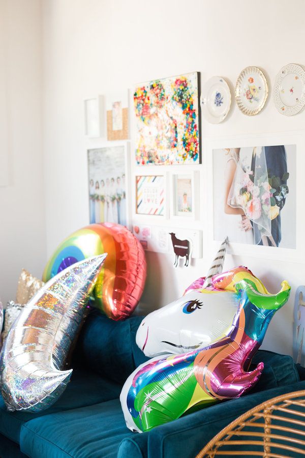  Lisa Frank-Inspired Rainbow Birthday Bash