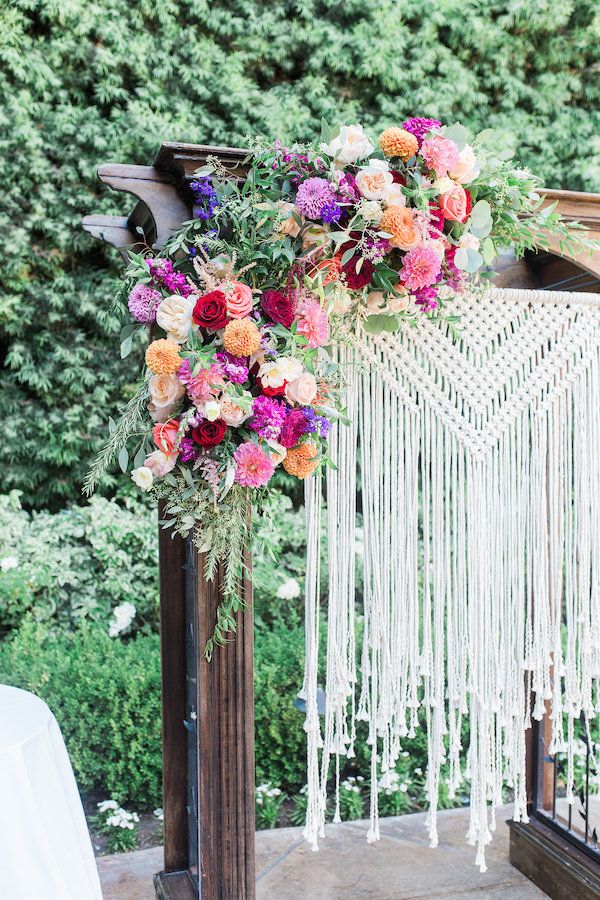  Spanish Inspired Wedding with Macrame Details