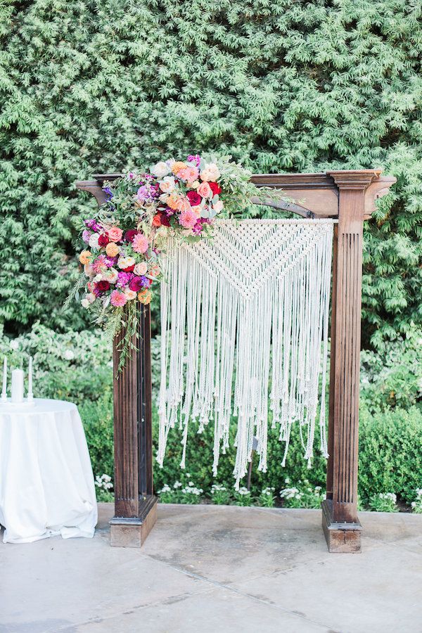  Spanish Inspired Wedding with Macrame Details