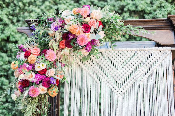  Spanish Inspired Wedding with Macrame Details