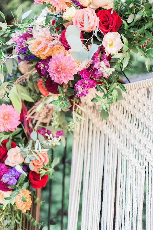  Spanish Inspired Wedding with Macrame Details