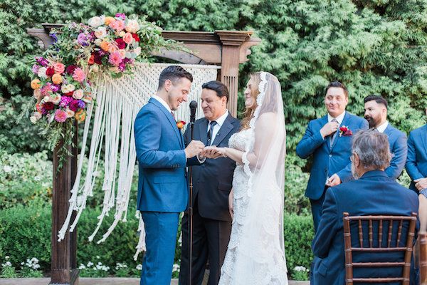  Spanish Inspired Wedding with Macrame Details