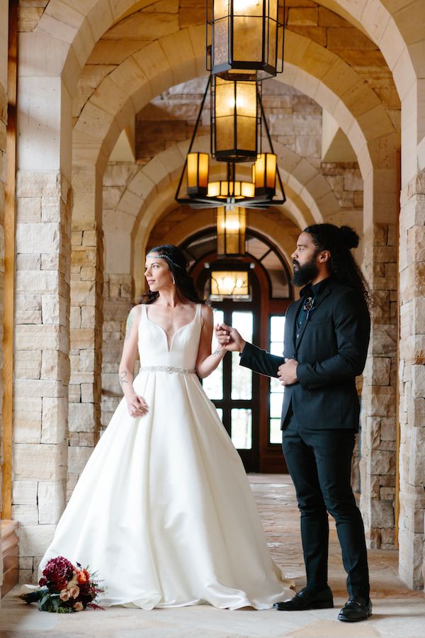  Modern Medieval Wedding Inspo Featuring Warm Candlelight 