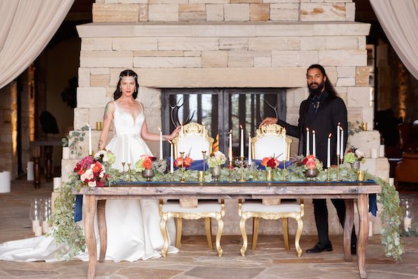  Modern Medieval Wedding Inspo Featuring Warm Candlelight 