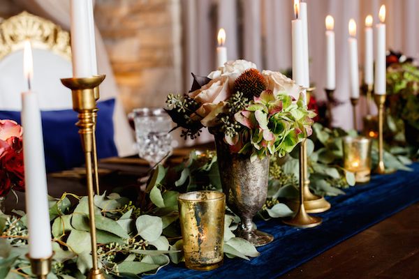  Modern Medieval Wedding Inspo Featuring Warm Candlelight 