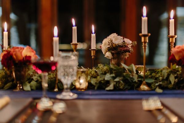  Modern Medieval Wedding Inspo Featuring Warm Candlelight 