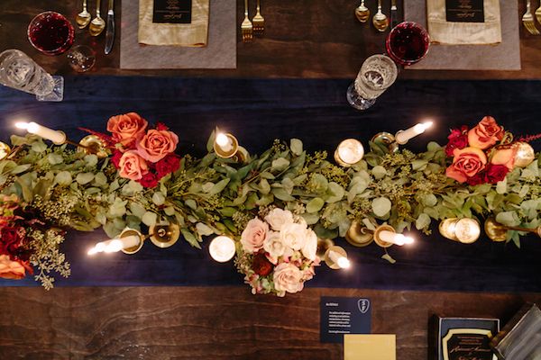  Modern Medieval Wedding Inspo Featuring Warm Candlelight 