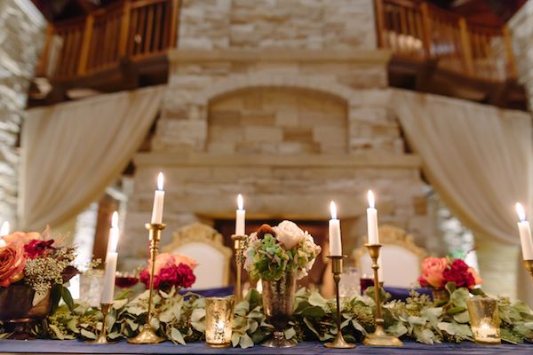  Modern Medieval Wedding Inspo Featuring Warm Candlelight 