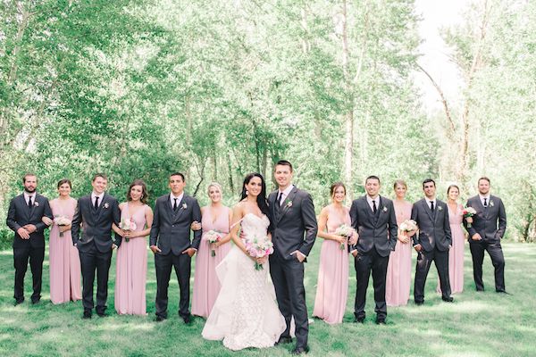  Stunning Dusty Rose Wedding in Montana