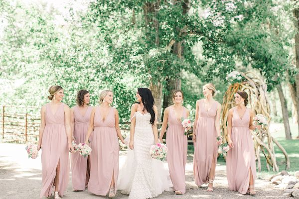  Stunning Dusty Rose Wedding in Montana