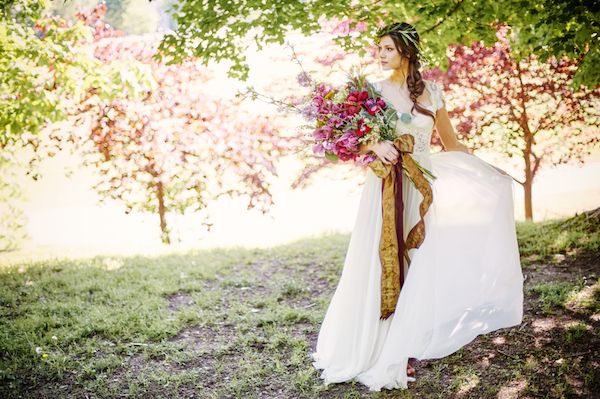  Bohemian Elegance in this Colorful Shoot with Two Bridal Looks