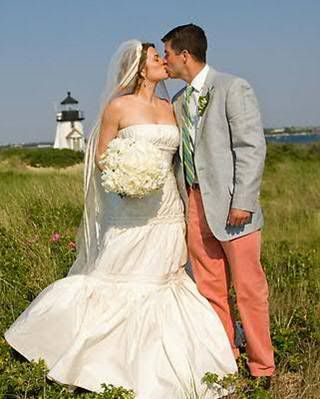 Coral Groomsmen