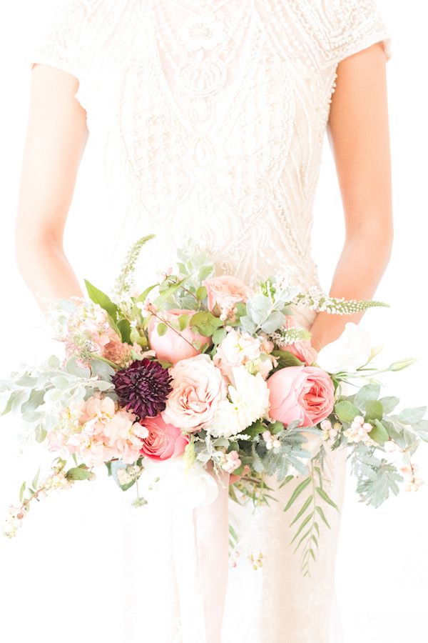  Navy & Blush Meet Copper in this Romantic Fête