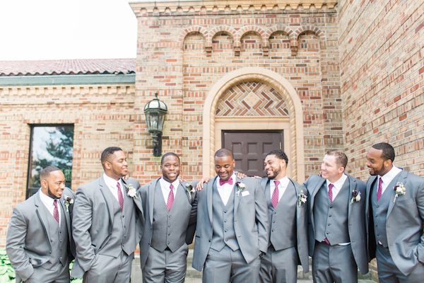  Bright & Beautiful Ohio Wedding in Berry Tones