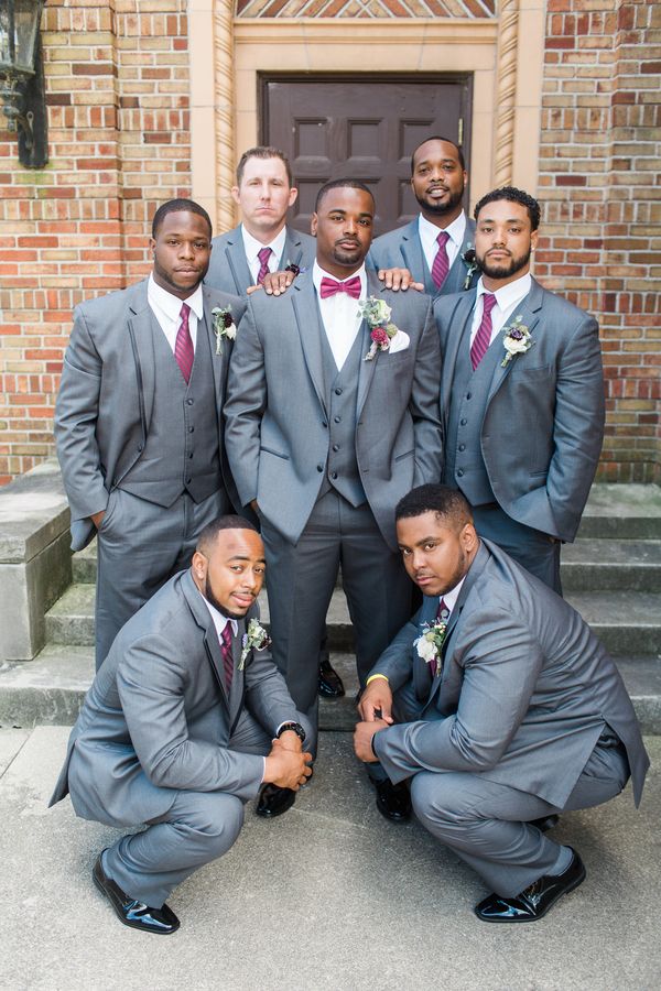  Bright & Beautiful Ohio Wedding in Berry Tones